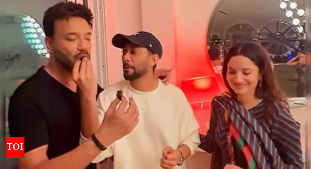 Ankita Lokhande and Vicky Jain’s sweet surprise for Gauahar Khan’s husband Zaid Darbar on his birthday