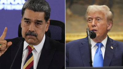 Nicolas Maduro and Donald Trump (Images/Agencies)  Donald Trump sending US carrier to Latin America as war fears rise