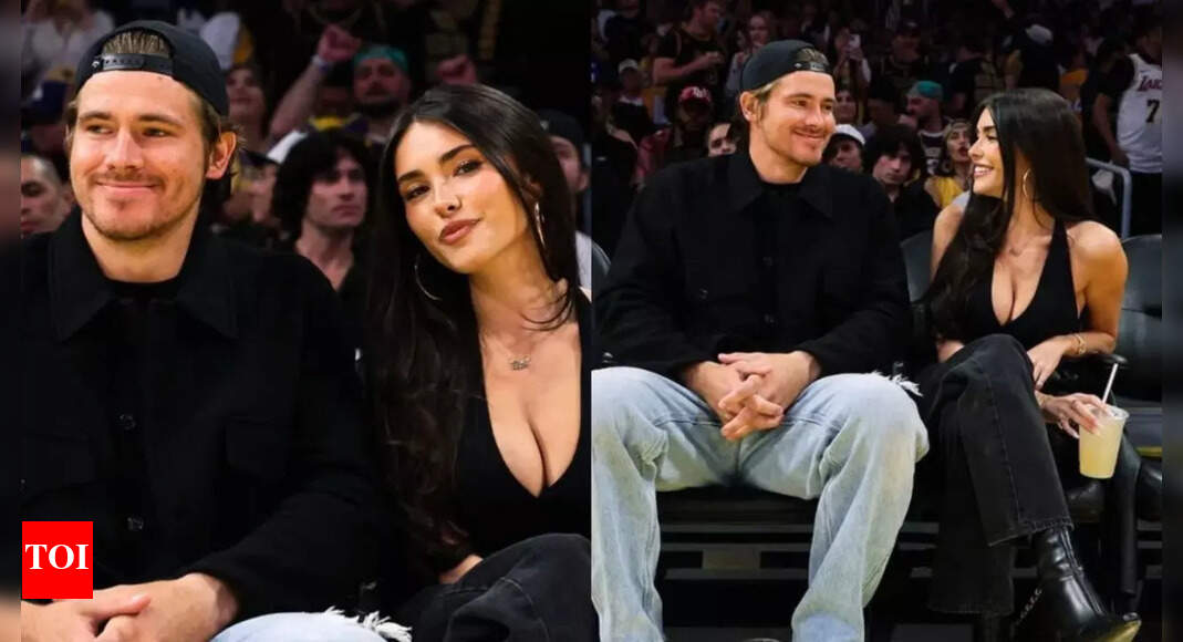 Justin Herbert enjoyed post-win celebration with Madison Beer at Los Angeles Lakers vs Minnesota Timberwolves game
