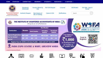 ICAI CA सितंबर रिजल्ट 2025 3 नवंबर तक आने की उम्मीद है आईसीएआई सीए सितंबर परिणाम 2025 इस तिथि तक अपेक्षित: icai.org पर ऑनलाइन कैसे जांचें