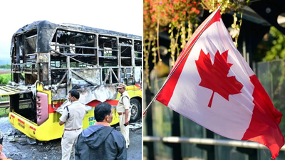Evening news wrap: 400 smartphones intensified Kurnool bus blaze, Canada sees surge in visa refusals & more | India News – The Times of India Evening news wrap: 400 smartphones intensified Kurnool bus blaze, Canada sees surge in visa refusals & more | India News – The Times of India