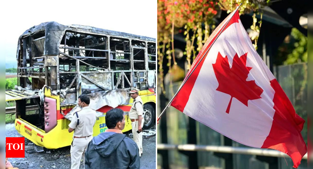 Evening news wrap: 400 smartphones intensified Kurnool bus blaze, Canada sees surge in visa refusals & more