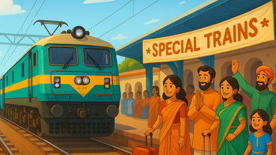 Indian Railways special trains: Over 12,000 trains to be run for festival season; check list of trains, routes & more – The Times of India Indian Railways special trains: Over 12,000 trains to be run for festival season; check list of trains, routes & more – The Times of India