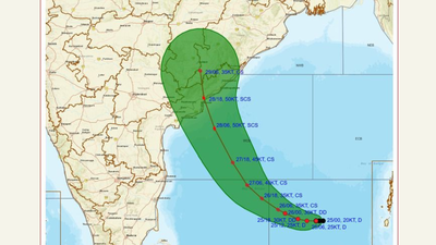 Cyclone Montha Cyclone Montha heading to Andhra Pradesh coast: IMD issues extremely heavy rain alert for several districts for three days