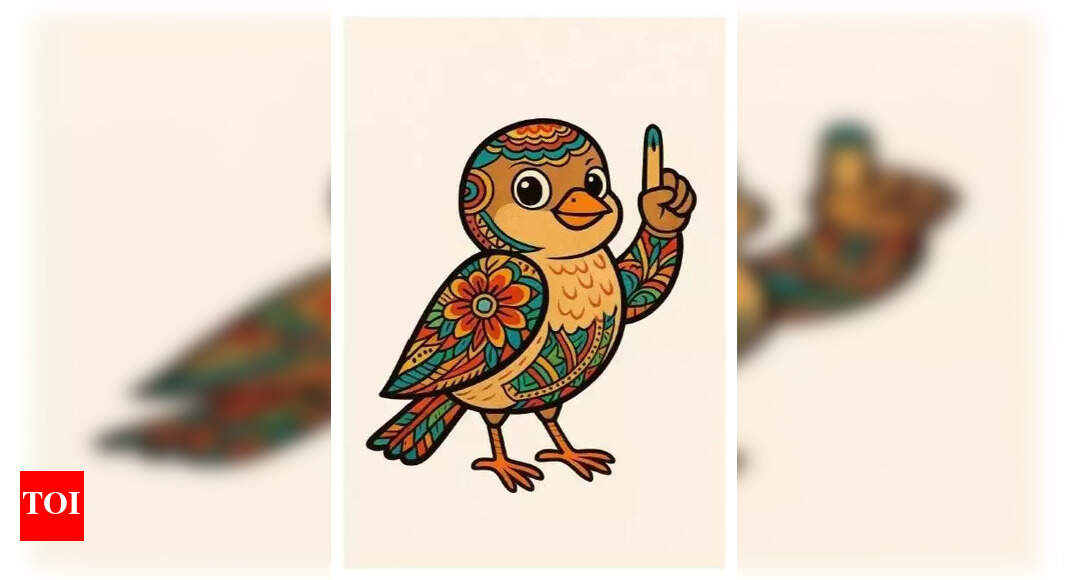 ‘Chiraiya’ takes flight as Bihar’s voter mascot