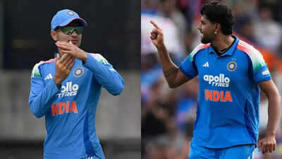 Shubman Gill has dropped a hint on Harshit Rana's inclusion in the ODI setup (Images via Getty)  Here to stay? Shubman Gill drops huge hint on Harshit Rana amid trolls and series defeat