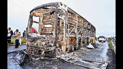 MSRTC asks sleeper bus crew to inform passengers of exit routes