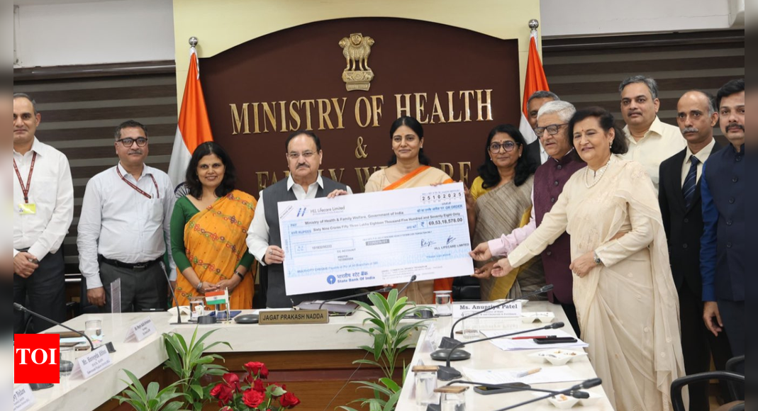 CPSE dividend milestone: HLL Lifecare pays record Rs 69.53 crore to government; revenue rises 20% – The Times of India CPSE dividend milestone: HLL Lifecare pays record Rs 69.53 crore to government; revenue rises 20% – The Times of India