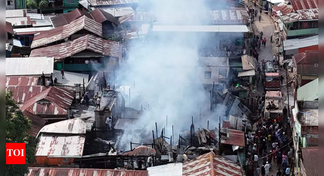 Assam Rifles quells fire in Manipur’s Tengnoupal dist, prevents disaster