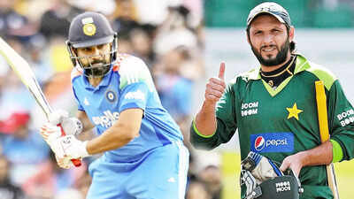 Beware Shahid Afridi! Rohit Sharma is set to dethrone former Pakistan captain | Cricket News – The Times of India Beware Shahid Afridi! Rohit Sharma is set to dethrone former Pakistan captain | Cricket News – The Times of India