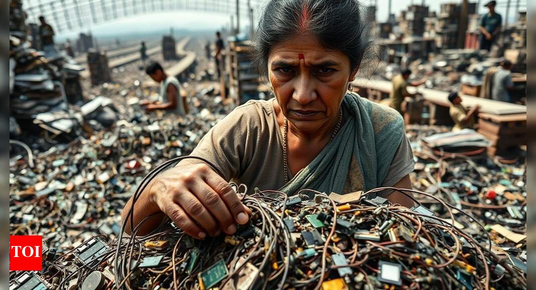 Hunting e-waste: India pushes for recycling of critical minerals; dismantlers, crushers, and shredders to join chain – The Times of India