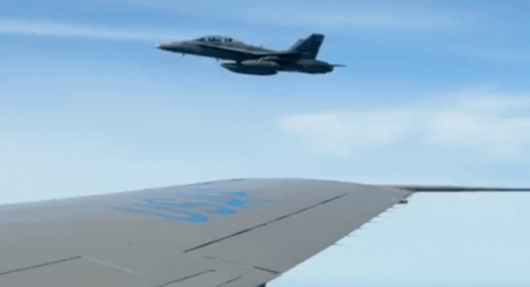 Watch: Trump receives ceremonial Malaysian fighter jet escort