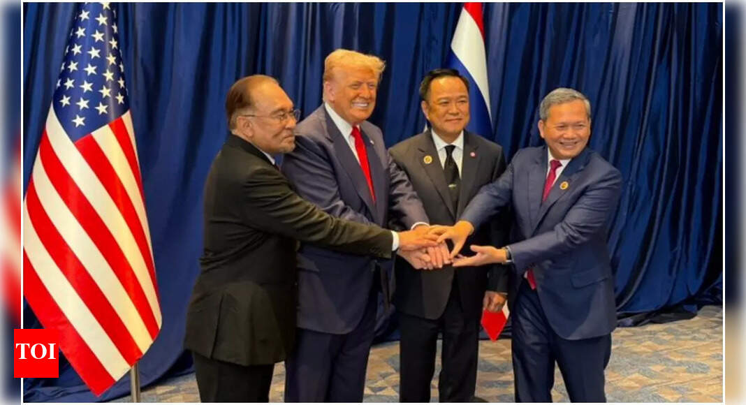 Trump oversees signing of ‘historic’ Thailand–Cambodia peace deal