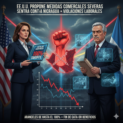 EE. UU. propone medidas comerciales severas contra Nicaragua por violaciones laborales