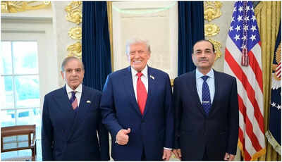 ‘Great people’: Trump again praises Asim Munir, Shehbaz Sharif; vows to end Pakistan-Afghanistan conflict – The Times of India