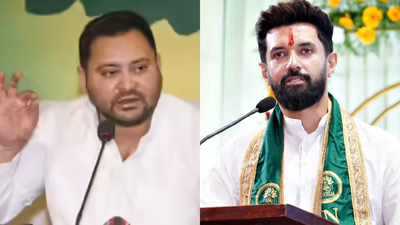 ‘Greed for power’: Tejashwi counters Chirag Paswan’s ‘no Muslim CM’ charge; questions his ‘vision’ | India News – The Times of India ‘Greed for power’: Tejashwi counters Chirag Paswan’s ‘no Muslim CM’ charge; questions his ‘vision’ | India News – The Times of India