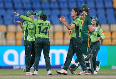 Rameem Shamim of Pakistan celebrates with teammates. (Photo by Sameera Peiris/Getty Images) Shockwaves in Pakistan cricket! PCB to sack national head coach after Women's World Cup disaster