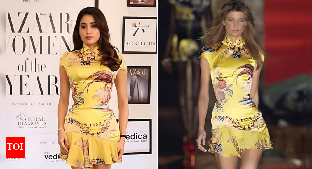 Janhvi Kapoor’s nostalgic Cavalli moment is a love letter to the boldness of 2000s fashion