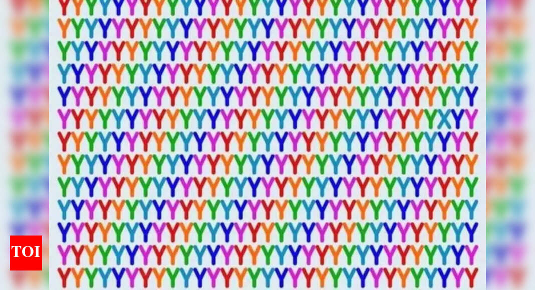 Optical Illusion: Only those with high IQ can find the odd letter among the “Y’s” | – The Times of India Optical Illusion: Only those with high IQ can find the odd letter among the “Y’s” | – The Times of India
