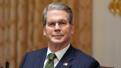 File photo: US treasury secretary Scott Bessent (Picture credit: AP) US-China trade talks: Scott Bessent says 'substantial framework' reached; 100% tariffs, rare earth export clash averted