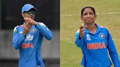 Harmanpreet Kaur won the toss 8 games after losing the same. The Men's side still have no luck (Images via Getty Images & AP) Team India finally breaks unwanted record; Captain wins toss after...
