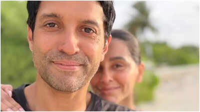 Shibani Dandekar and Farhan Akhtar are enjoying a beach vacation abroad, sharing romantic moments and beautiful pictures. Shibani posted snapshots of their time together, calling them  Shibani Dandekar and Farhan Akhtar spend quality time at beach, actress calls it ‘forever memories’ - SEE PICS