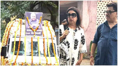Satish Shah funeral: Emotional Farah Khan lashes out at paparazzi for filming intimate moments, 'Bas yeh hi karo tumlog'