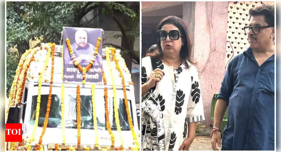 Satish Shah funeral: Farah Khan lashes out at paps Satish Shah funeral: Farah Khan lashes out at paps