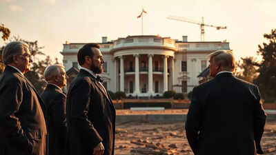 AI-generated image From Nixon’s bowling alley to Trump’s ballroom: Timeline of 10 major White House renovations