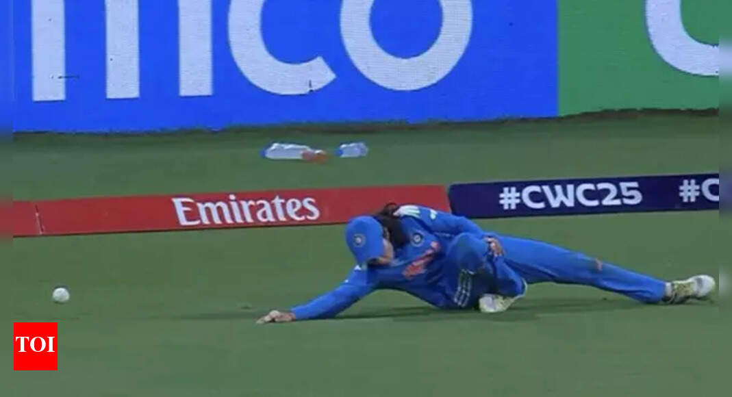 Injury scare for India! Pratika Rawal hobbles off with ankle twist ahead of semifinal clash against Australia - Watch