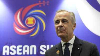 Mark Carney says he confuses between 'Premier' and 'President' and ends up calling Doug Ford the president.  Did Canada PM mock Trump in Malaysia? Carney calls Doug Ford 'President' in viral video