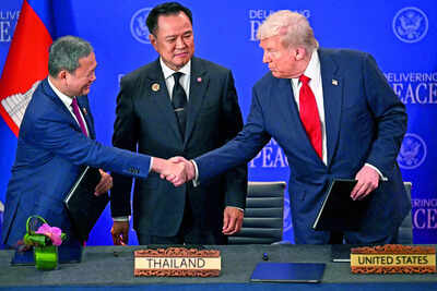 Trump says agreement reflects US quest for peace 'Historic day': Thailand, Cambodia sign expanded ceasefire pact; Trump in attendance