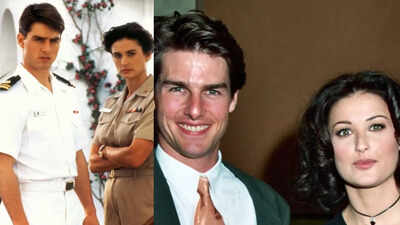 Demi Moore says Tom Cruise was embarrassed by her pregnancy when they were shooting for 'A Few Good Men': 'It was a bit awkward'