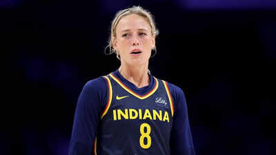 Sean M. Haffey/ Getty Images Is Sophie Cunningham appearing on 'Good Morning America'? Indiana Fever star spotted in New York amid injury setback
