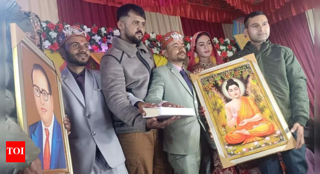 Ambedkar-inspired wedding in Himachal Pradesh: 2 brothers take Constitution as witness; no priest, no fire, only vows of equality