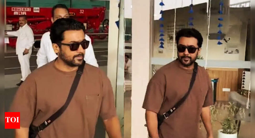 From glasses worth Rs.15,000 to a stylish outfit, Suriya’s effortless airport look that impressed fans