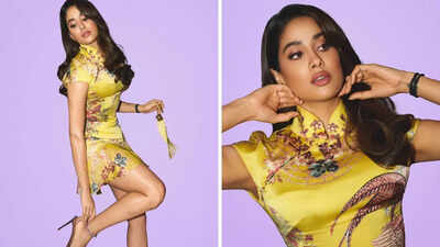 Janhvi Kapoor flaunted a vibrant, archival yellow printed mini dress that was not only a lesson vintage glamour but also came with an equally staggering price tag. Read on to learn more about Janhvi Kapoor's timeless yet luxe fashion moment right here. Janhvi Kapoor stuns in a 20-year-old vintage dress priced at STAGERRING Rs 5 lacs - PICS