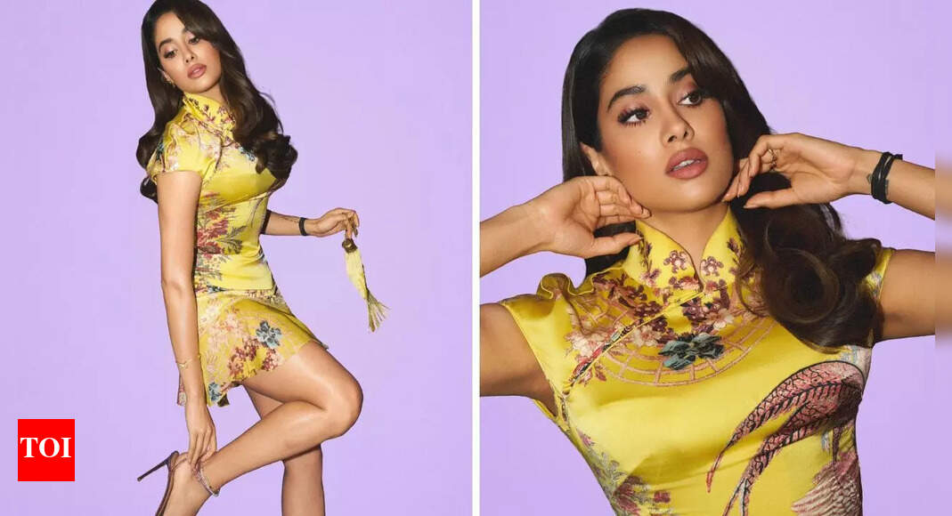 Janhvi Kapoor stuns in vintage dress priced at STAGERRING Rs 5 lacs Janhvi Kapoor stuns in vintage dress priced at STAGERRING Rs 5 lacs