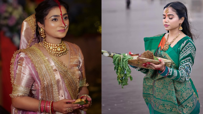 Chhath Puja, a significant Hindu festival honoring the Sun God, is being celebrated with immense devotion. Celebrities like Manisha Rani, Neha Marda, Akshara Singh, and Rati Pandey are actively participating, sharing their festive moments and paying homage to their cultural roots. Their traditional attire and heartfelt expressions highlight the festival's emotional and spiritual essence.  Manisha Rani, Neha Marda among others celebrate the festival with devotion and grace