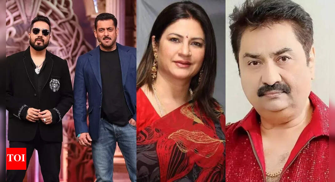 सलमान खान, मीका सिंह ने कुनिका सदानंद को कुमार शानू के साथ उनके अफेयर के बारे में चिढ़ाया: ‘अभी भी रियाज़ चालू है’ | सलमान खान, मीका सिंह ने कुनिका सदानंद को कुमार शानू के साथ उनके अफेयर के बारे में चिढ़ाया: ‘अभी भी रियाज़ चालू है’ |