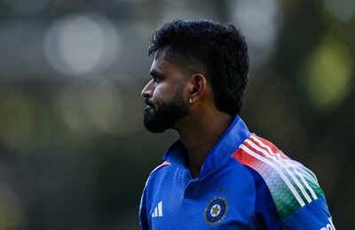 Shreyas Iyer of India (Photo by Mark Brake/Getty Images)  Wishes pour in for India ODI vice-captain - 'Get well soon, Sarpanch'