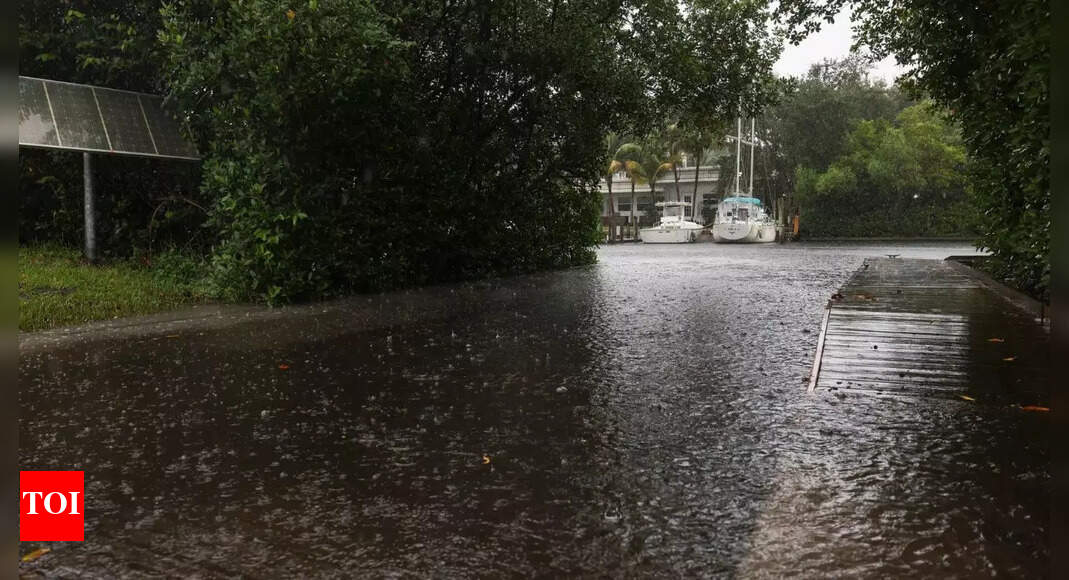 Titusville, Florida experiences heavy rain and flooding; viral videos show streets turning into rivers across Lake County