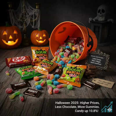 Por qué los dulces de Halloween son cada vez más caros y con menos chocolate