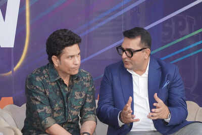 ISPL League Commissioner Suraj Samat with Sachin Tendulkar   ISPL League Commissioner Suraj Samat on the National Framework