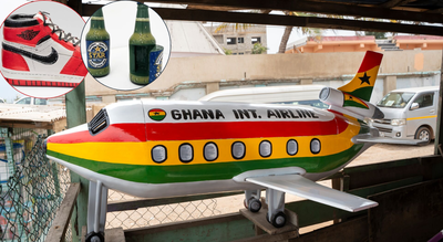 In southern Ghana, families commission fantasy coffins, like sleek airplanes or giant beer bottles, to reflect the dreams and passions of the departed/ Image: Instagram  Inside the tradition of fantasy coffins