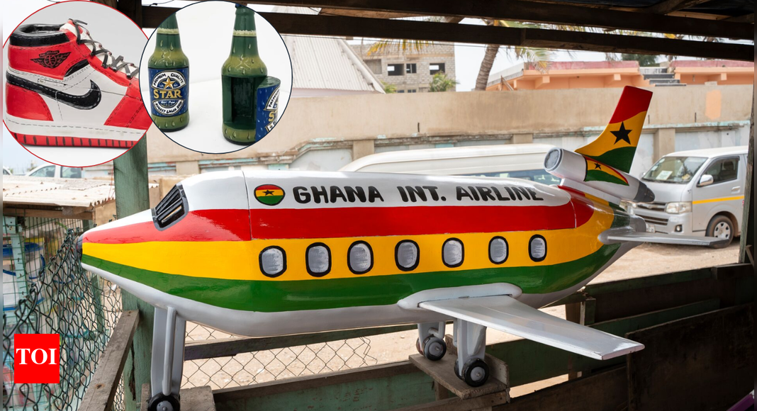 In Ghana, the dead are buried in beer bottles, shoes, and airplanes: Inside the tradition of fantasy coffins