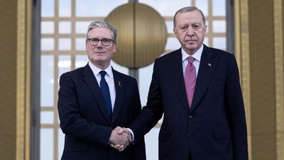 AP)  $10.7 billion pact for 20 jets sealed; Erdogan, Starmer hail milestone in Nato ties