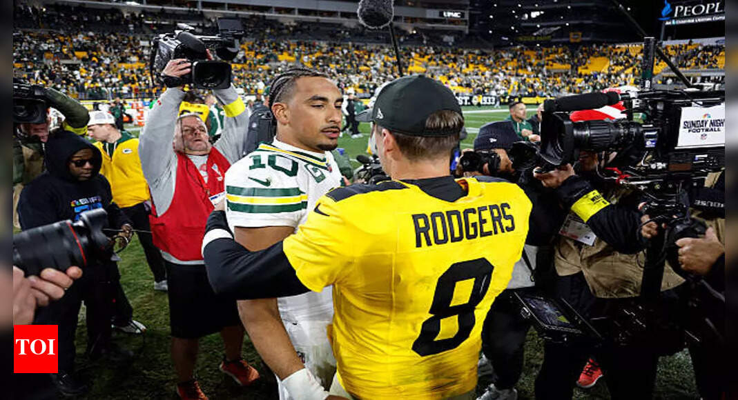 Brotherhood over Rivalry: Jordan Love and Aaron Rodgers’ post-game exchange steals spotlight after Packers beat Steelers