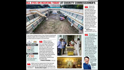 Protesters want action against trustees for selling Model Colony hostel land