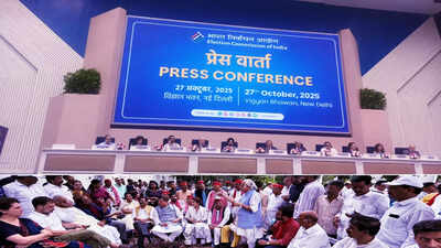EC press conference on SIR  Oppn sees plot to 'delete' voters